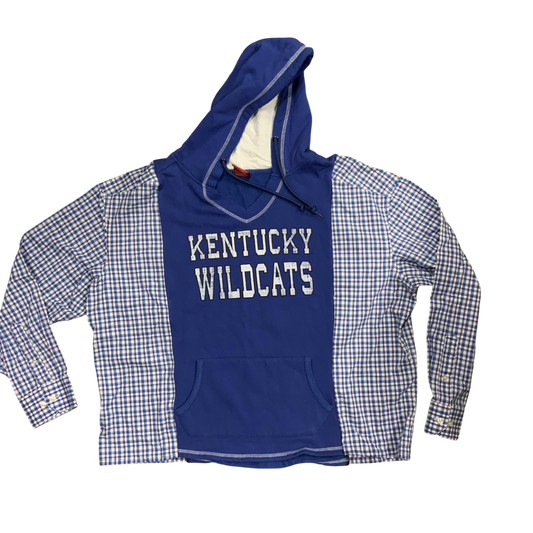 Upcycled OOAK Kentucky Wildcats Hoodie