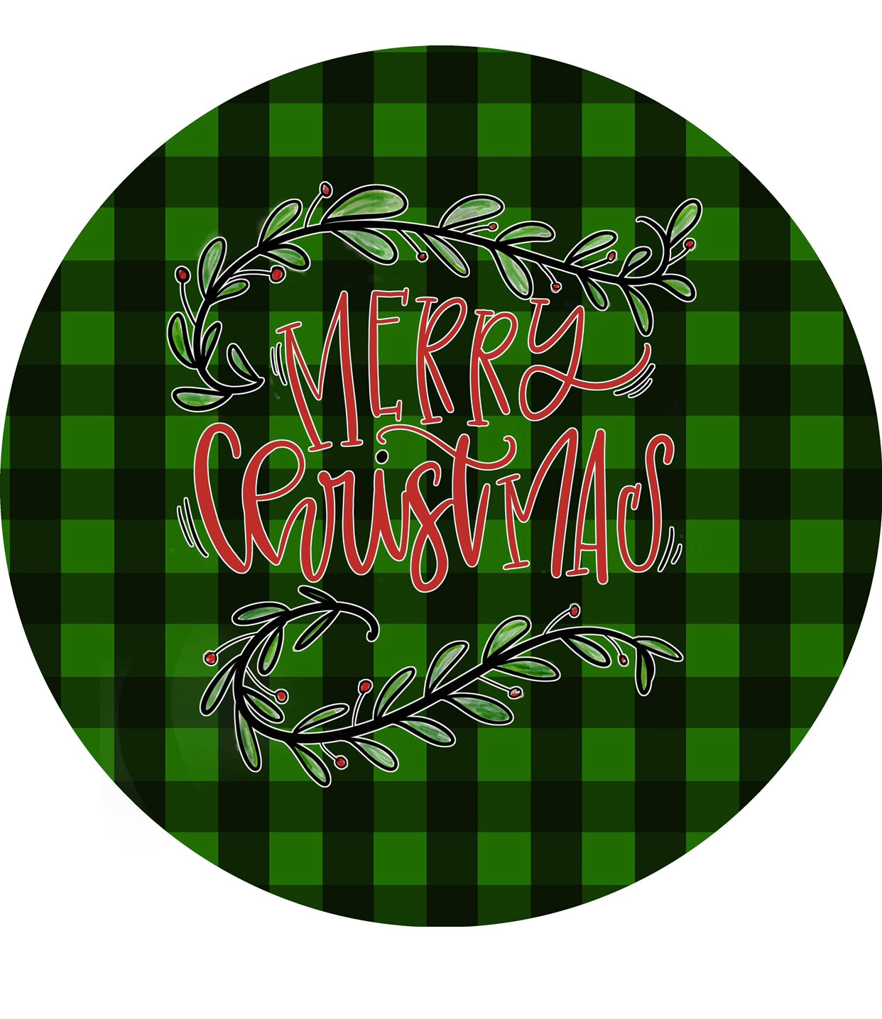 Seasonal Wooden Circle Door Hangers