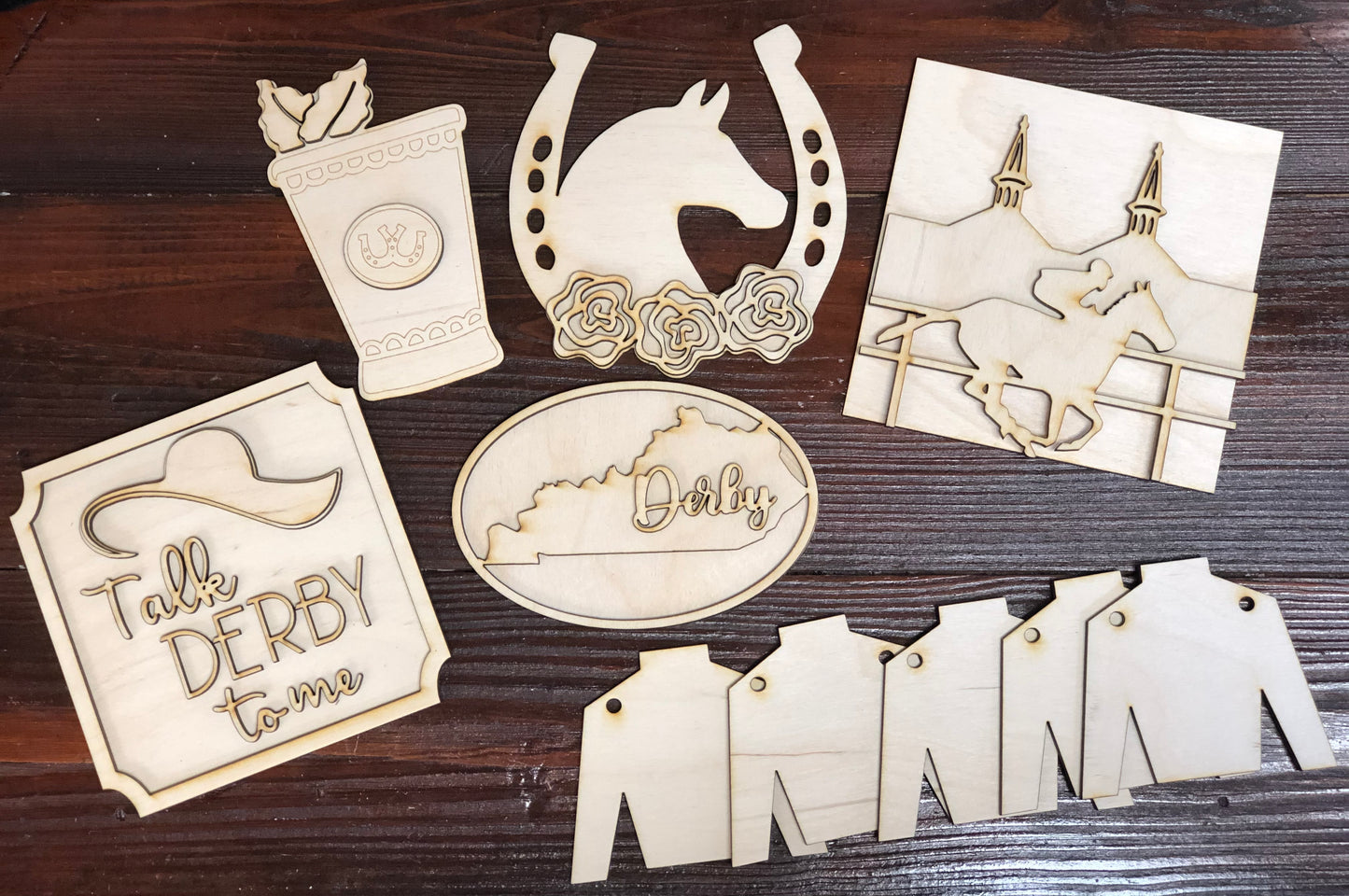 Kentucky Derby Tier Tray DIY Kit