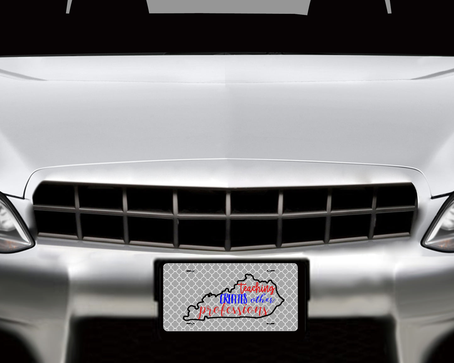 Personalized License Plate Kentucky with Teaching creates other professions