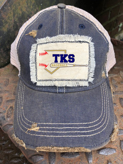 Distressed Patch Hat/TK STONE/PANTHERS