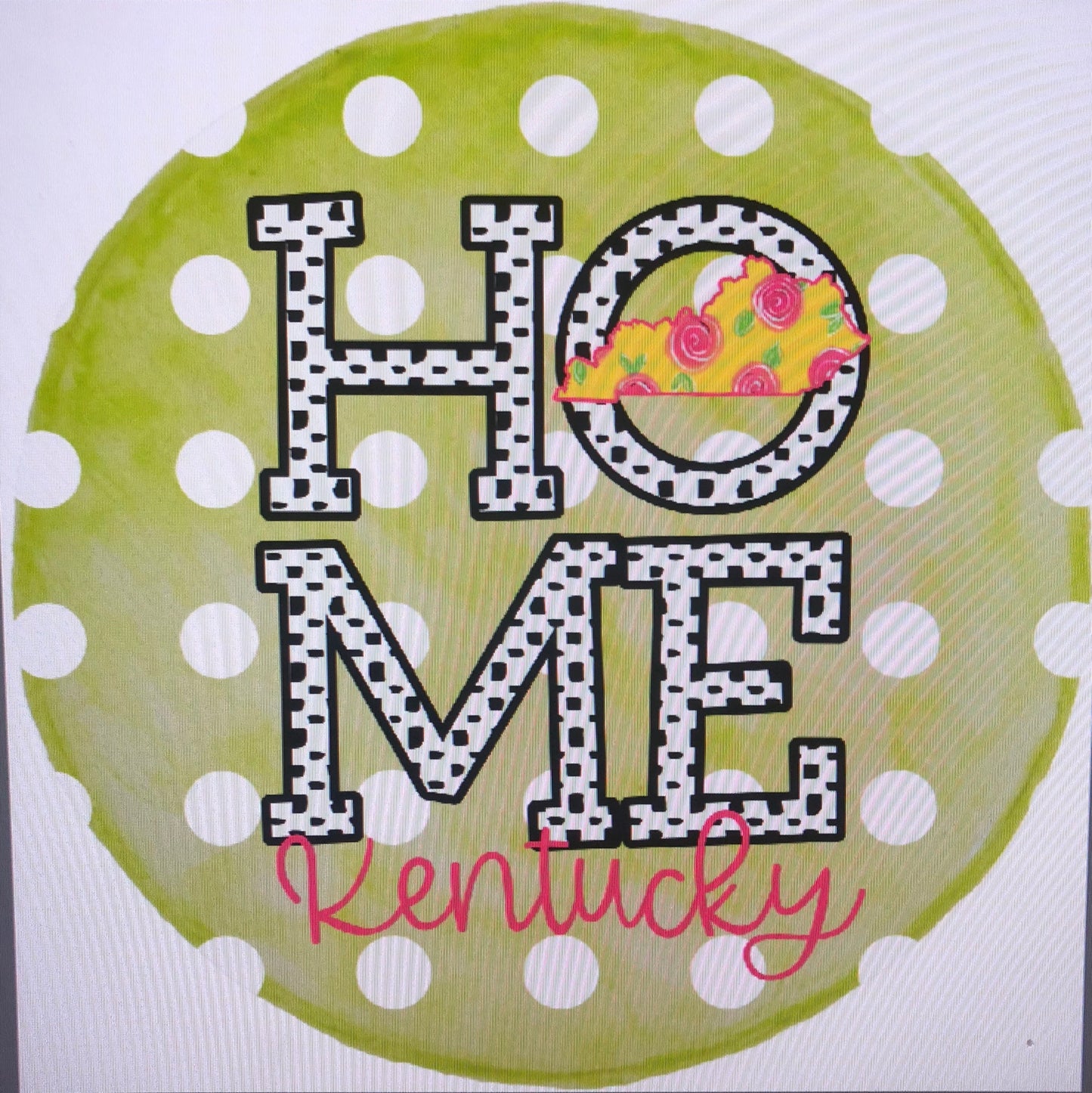 Spring Wooden Circle Door Hangers