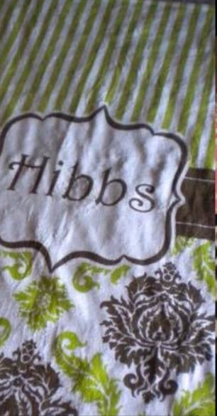 Personalized Velveteen Blanket