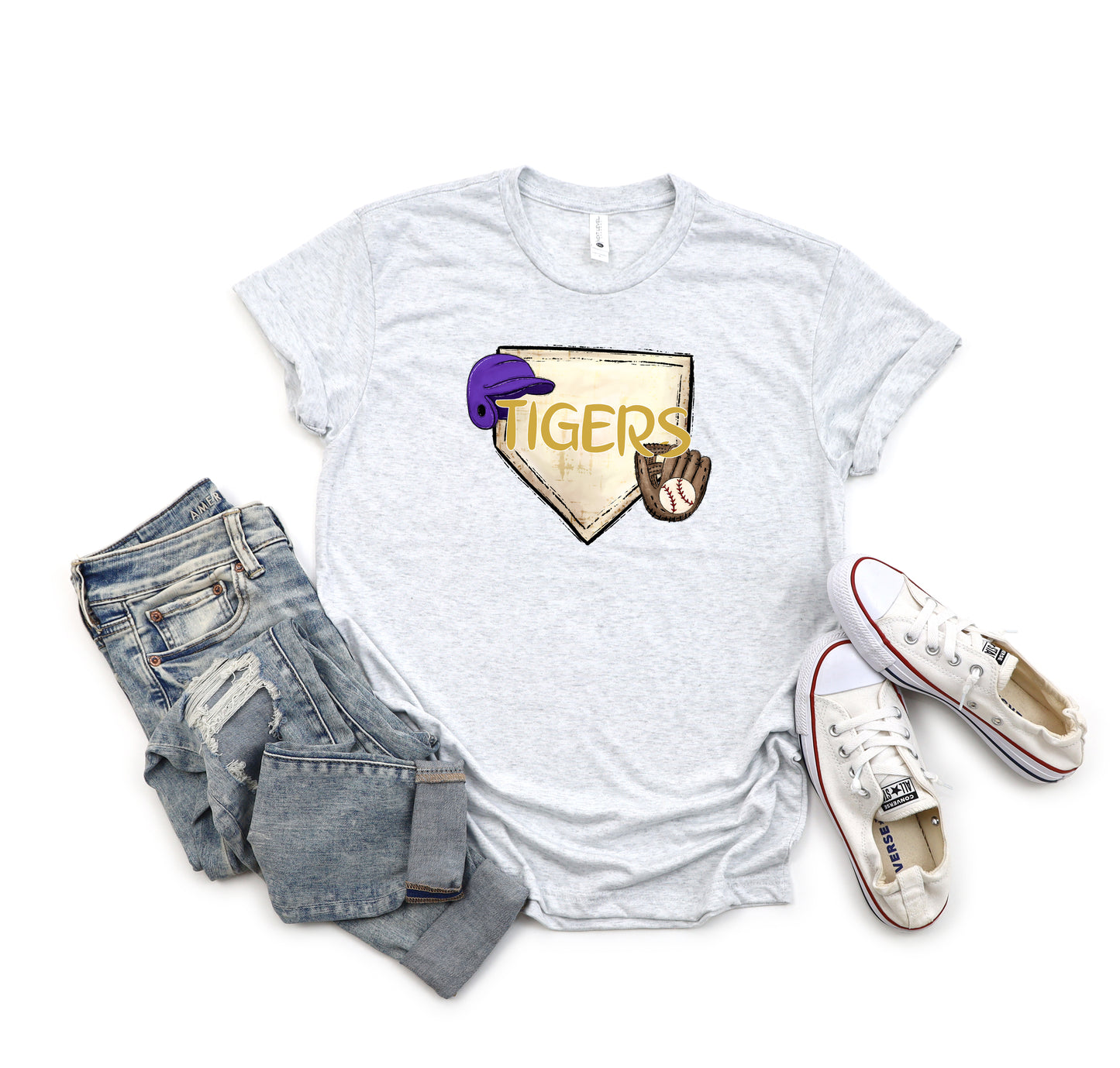 Tigers Baseball short sleeve tee