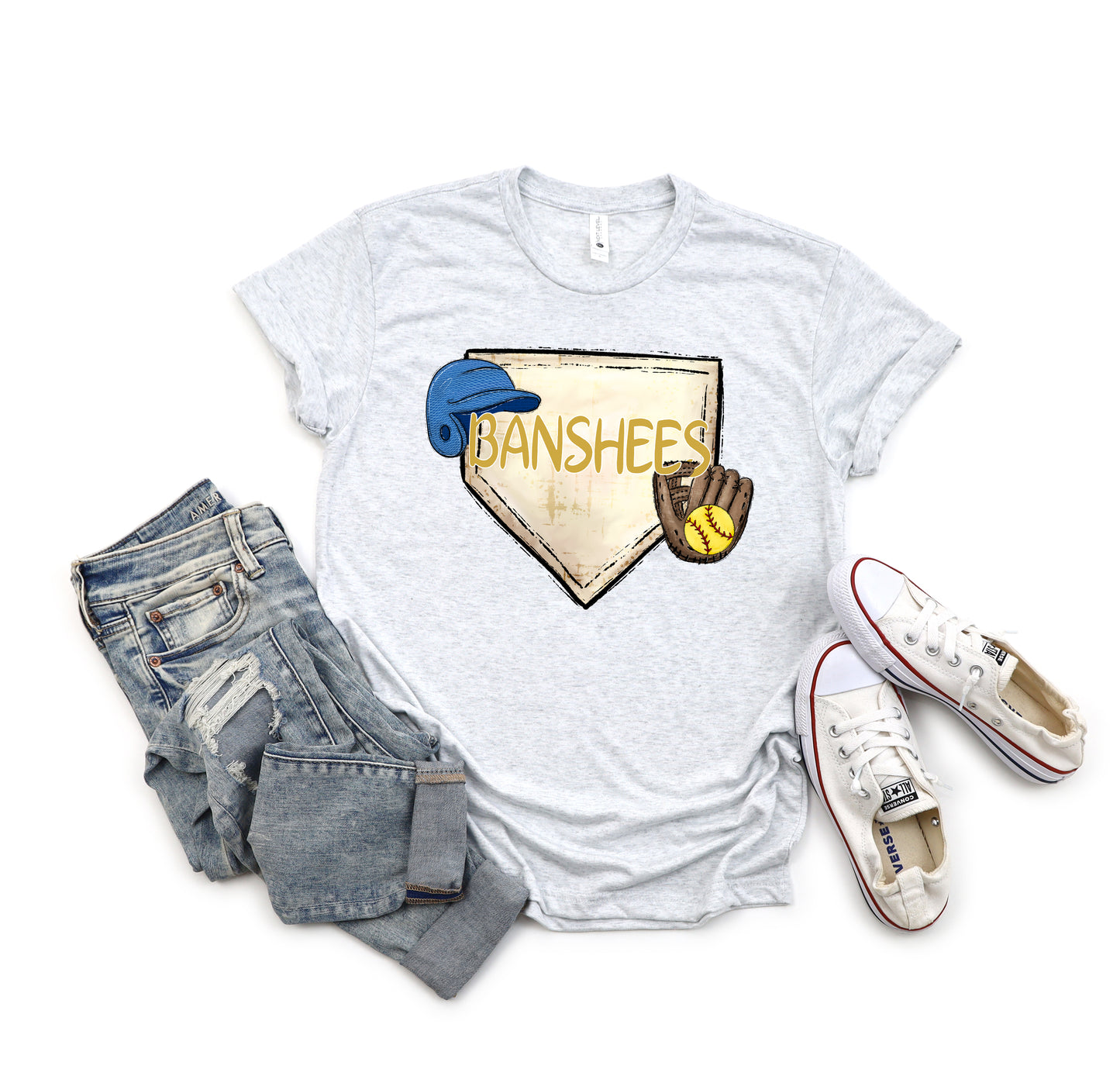 Banshee Softball short sleeve tee