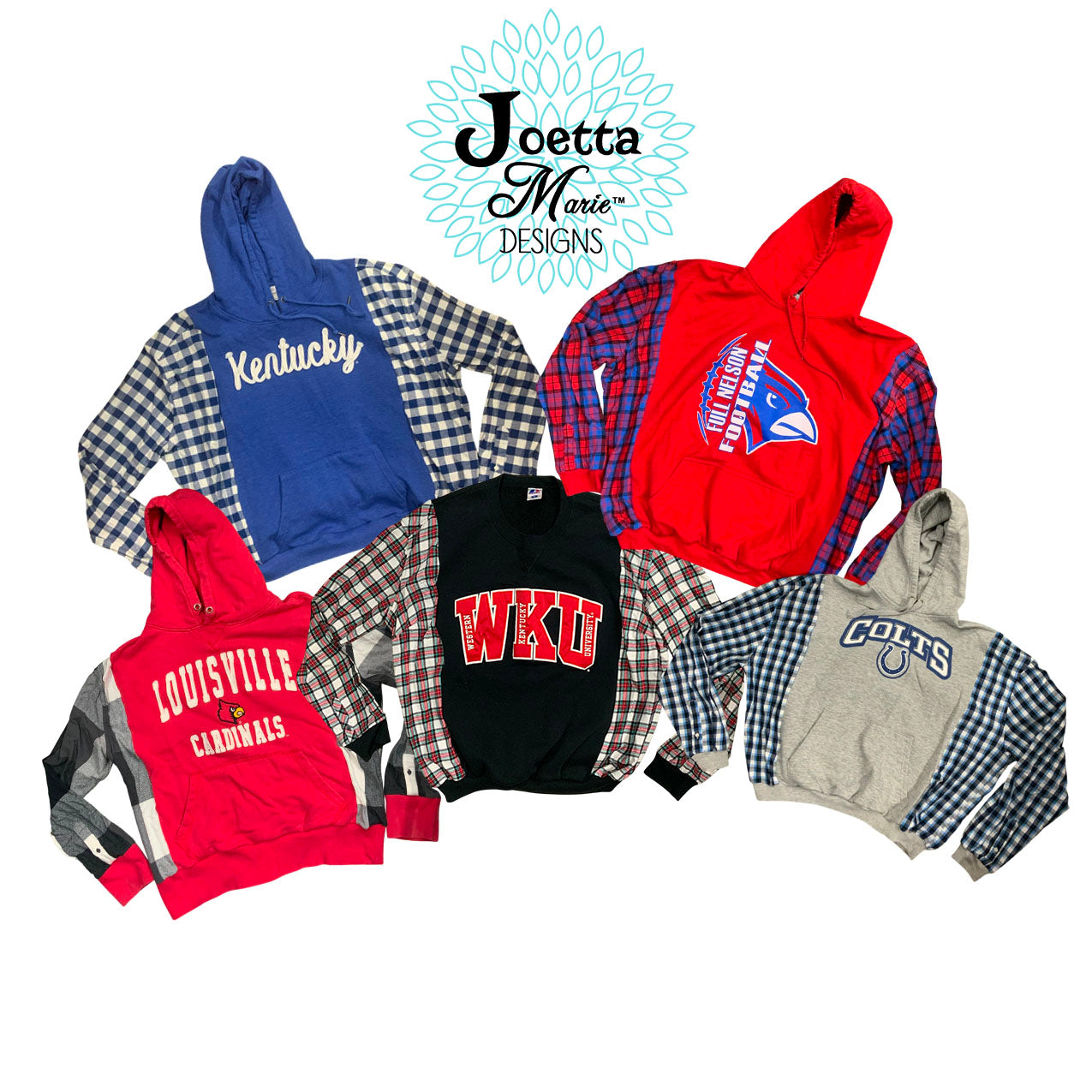 OOAK Upcycled Sweatshirts & Hoodies