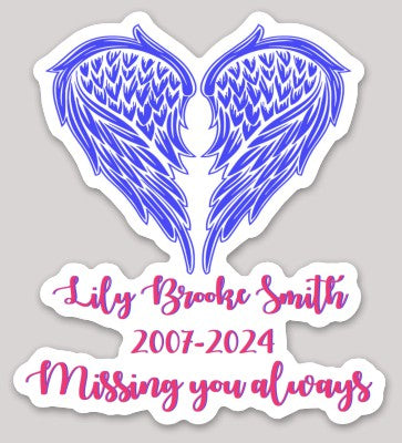 Lily Brooke Smith Sticker Fundraiser