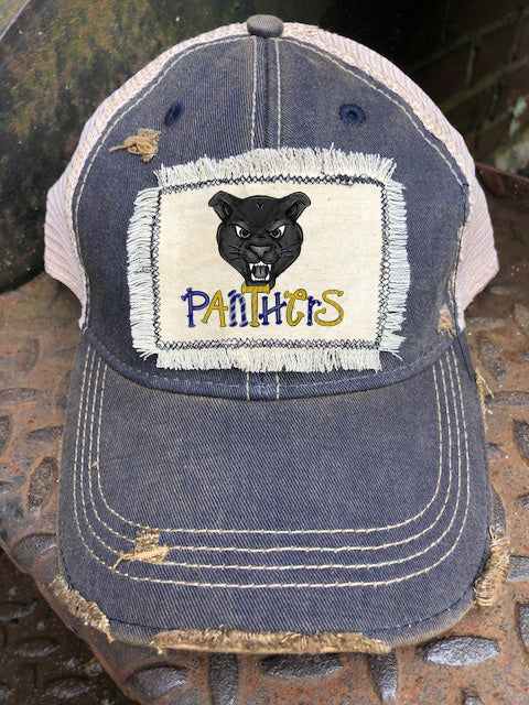 Panthers mascot Distressed Hat