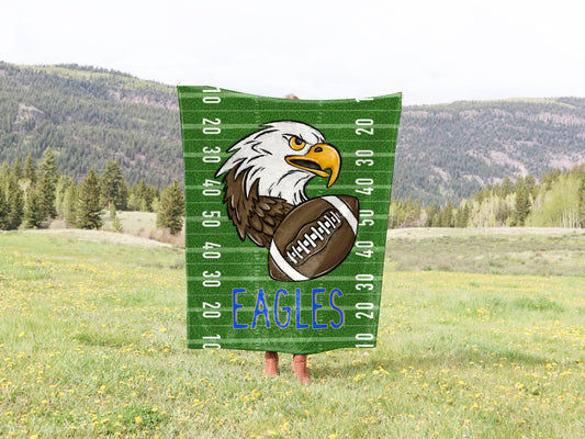 Eagles Football Velveteen Blanket