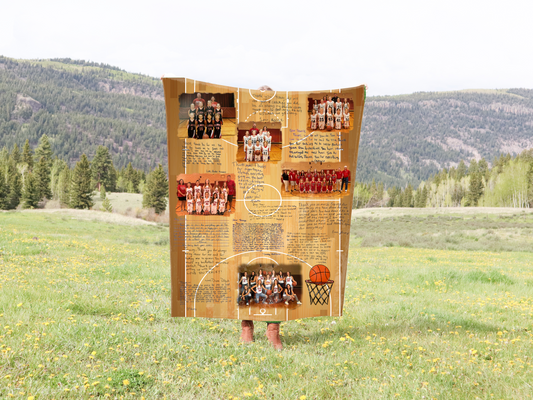 Coach Basketball Velveteen Blanket