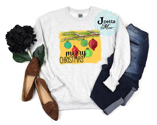 Merry Christmas Ornaments Sweatshirt