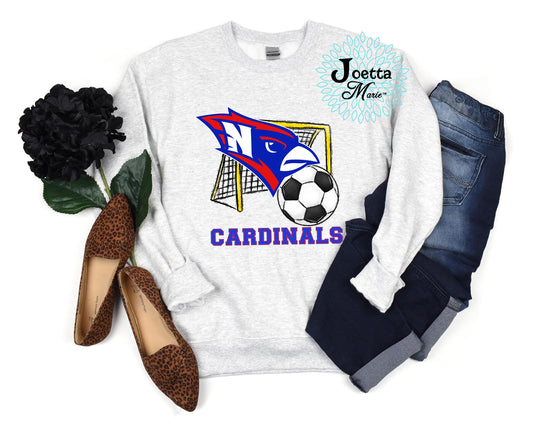 NCHS Cardinals Soccer Sweatshirt
