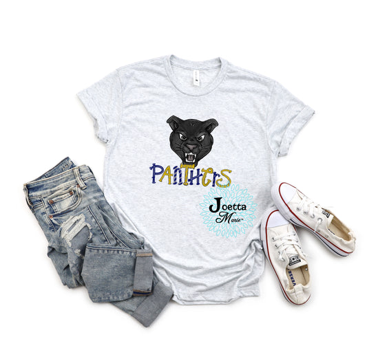 Panthers Mascot short sleeve tee
