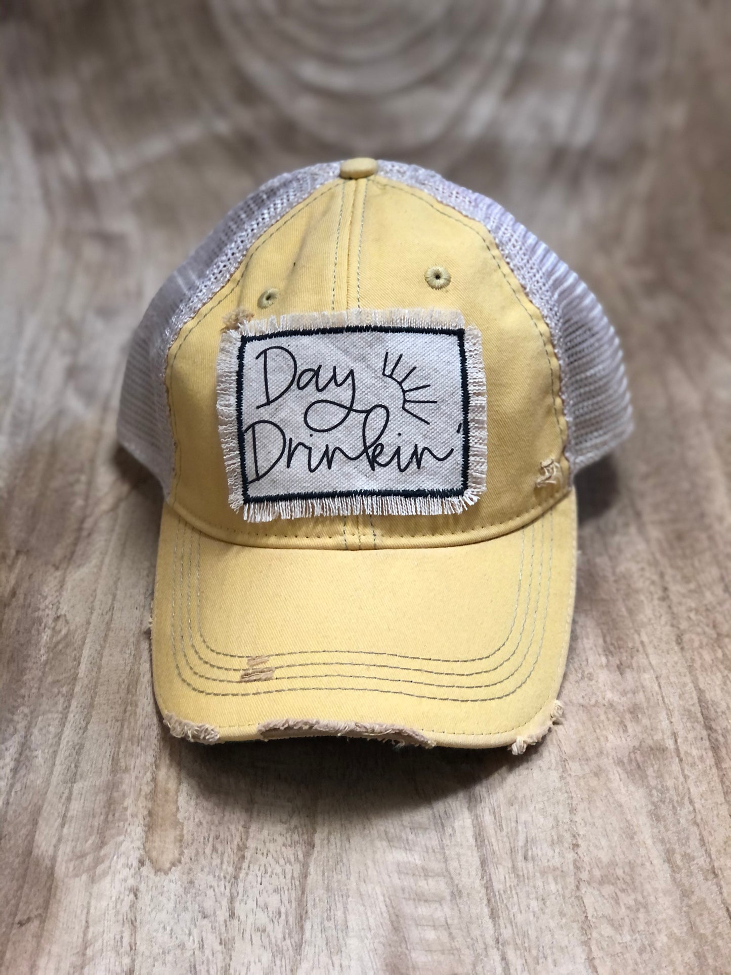 Day Drinkin distressed hat