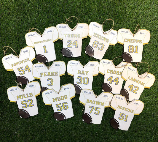 Football Jersey Ornament