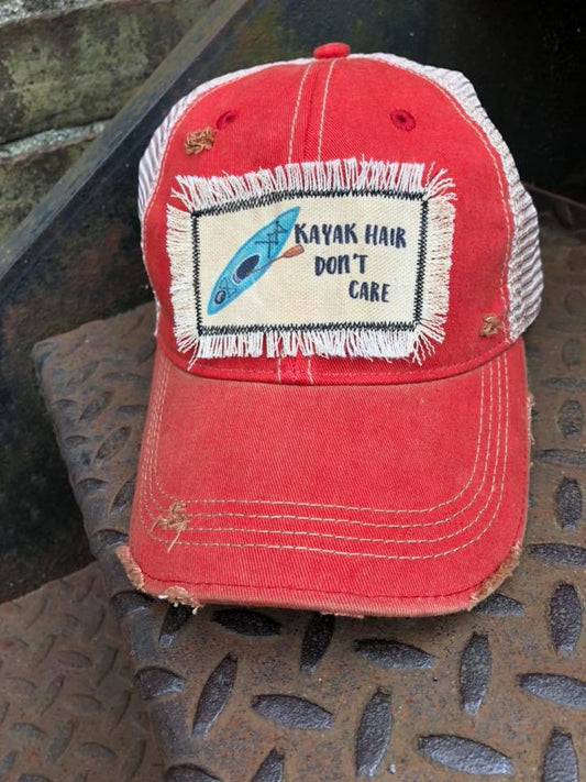 Distressed Patch Hat
