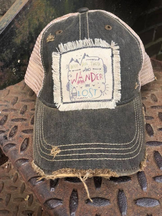 Distressed Patch Hat
