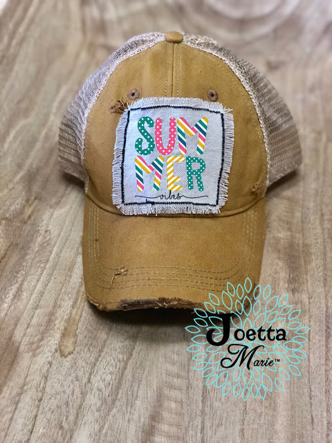 Summer vibes hat