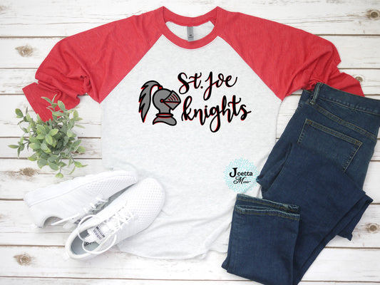 St. Joe with Knight Design 2 Raglan