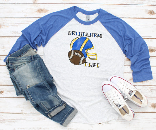 Bethlehem Prep Football Raglan