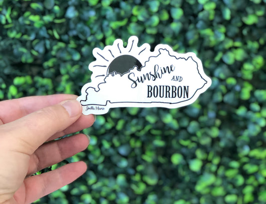Sunshine and Bourbon Sticker