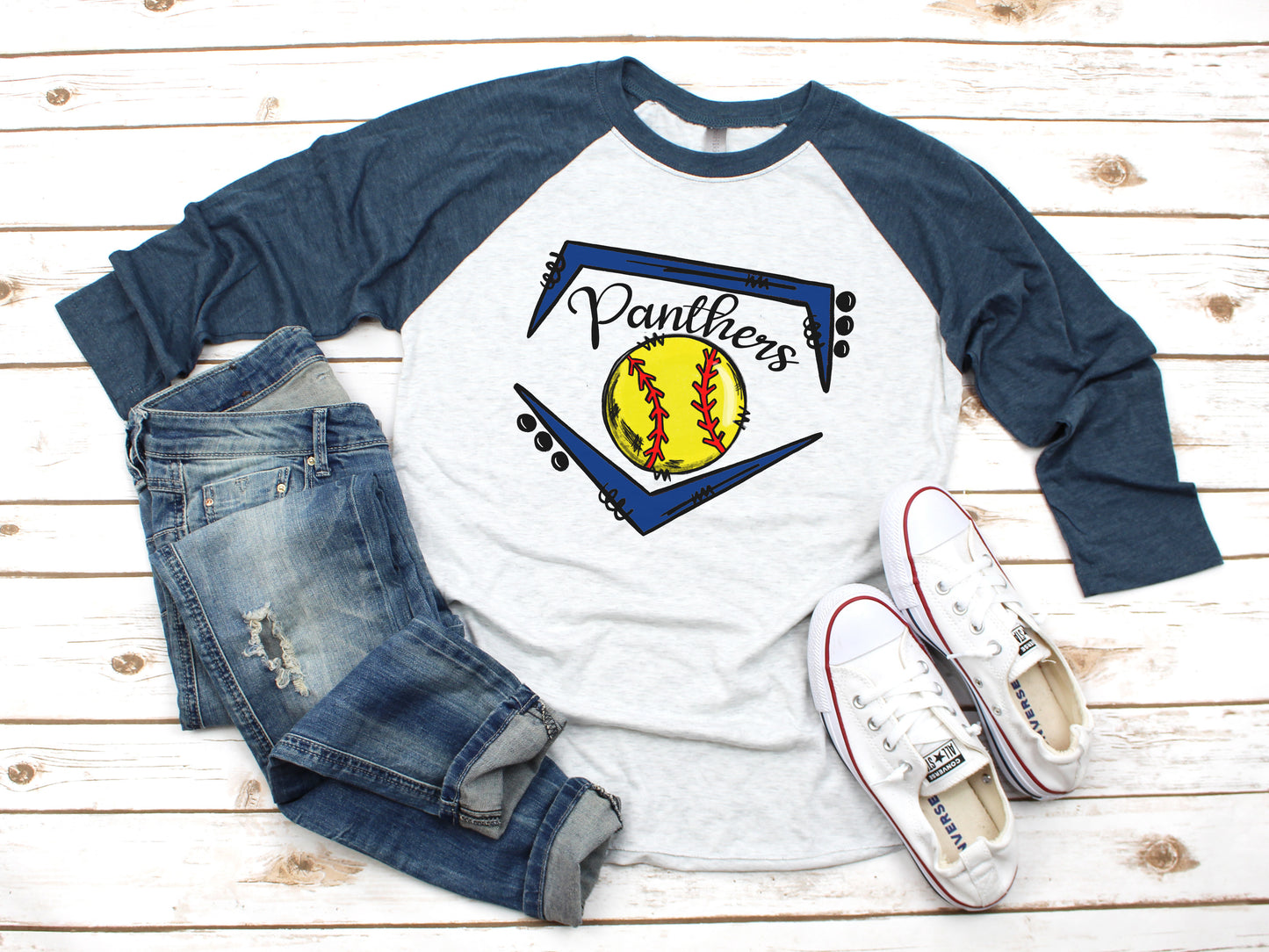Lady Panthers Softball Shirts – Joetta Marie - Main Image