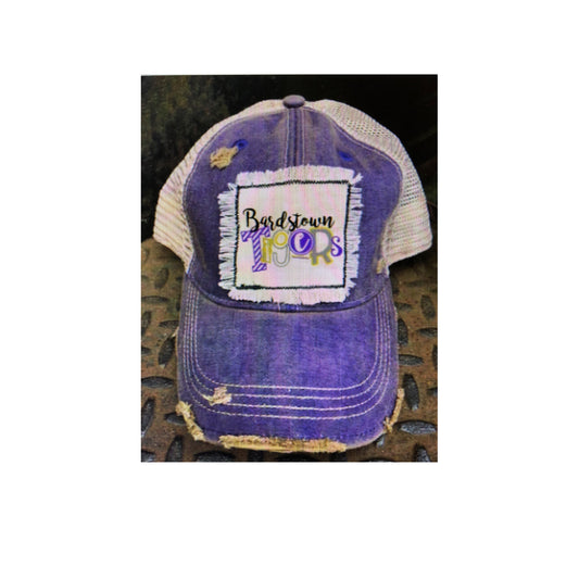 Distressed Patch Hat