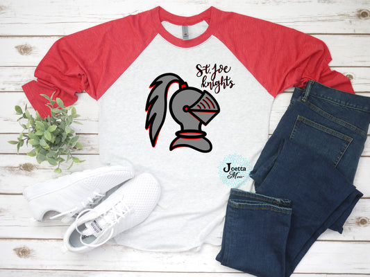 St. Joe with Knight Design 1 Raglan