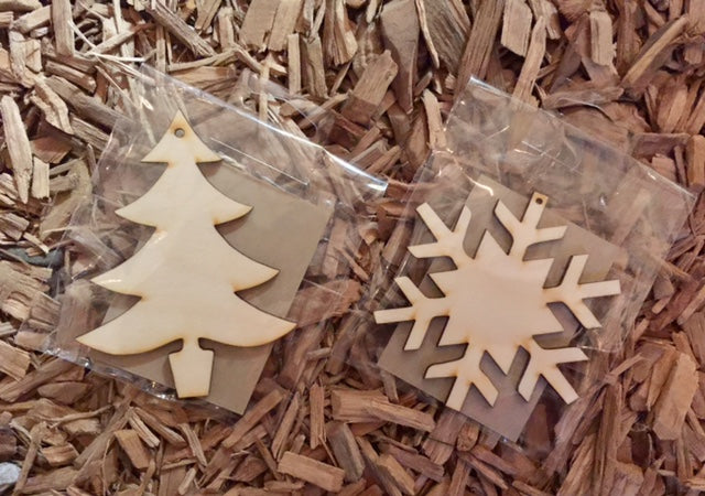 Take -n- make wooden ornaments