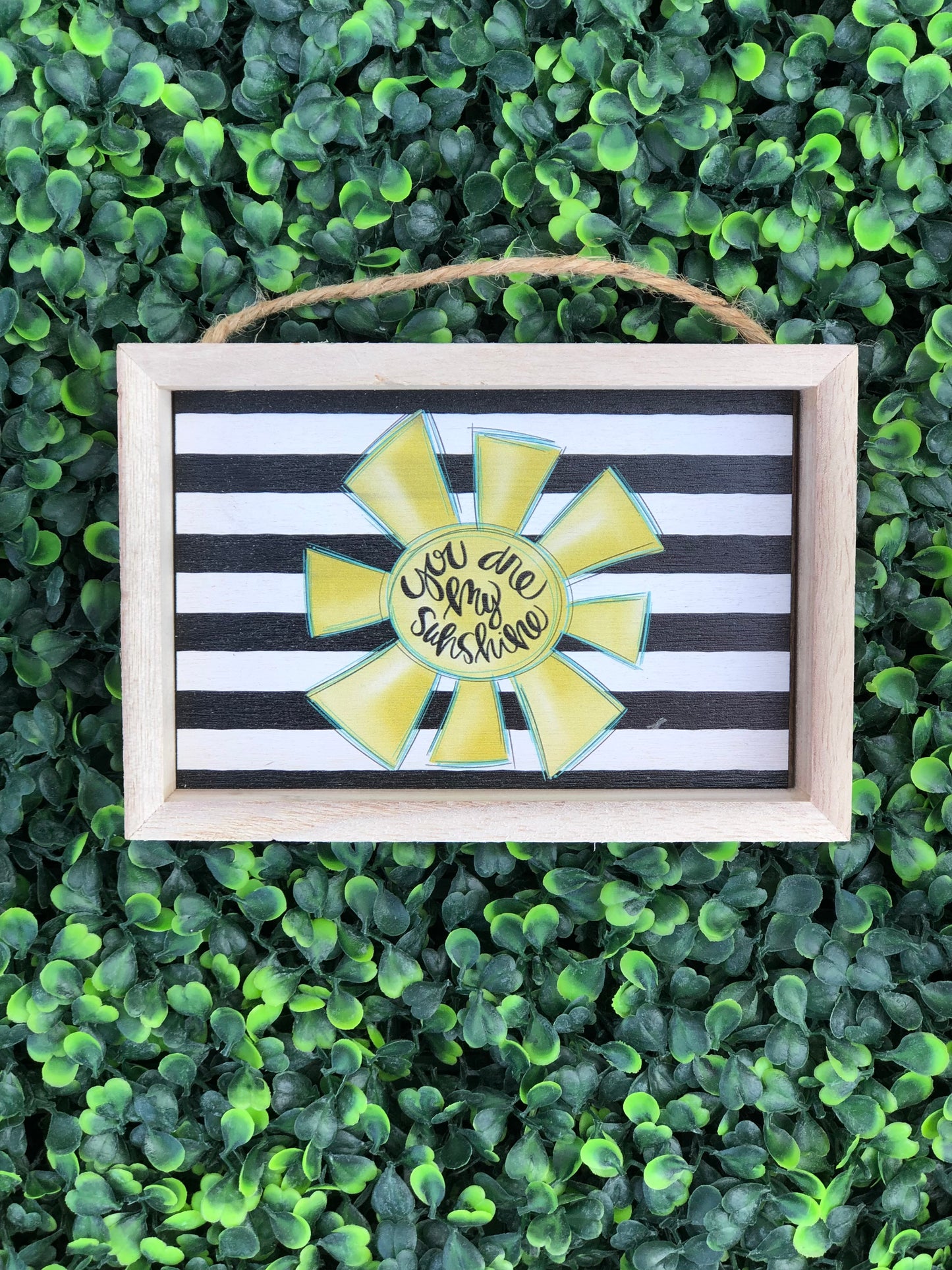 5" x 4" You are my sunshine wooden sign