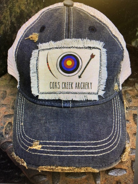 Coxs Creek Distressed Patch Hat