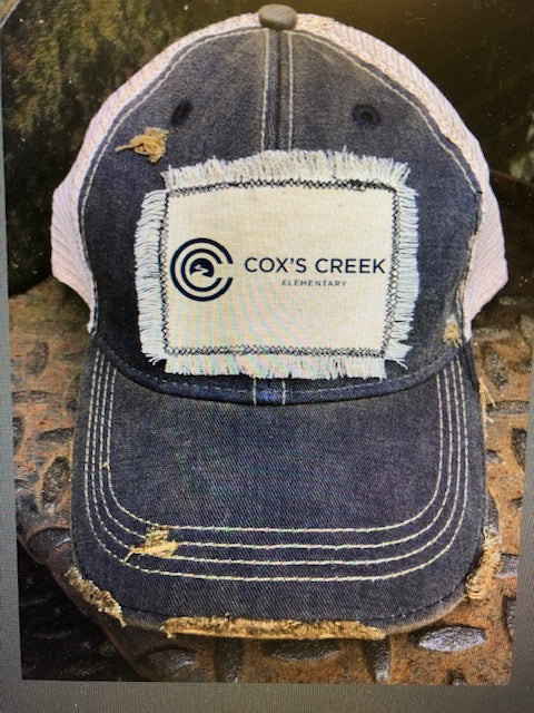 Coxs Creek Distressed Patch Hat