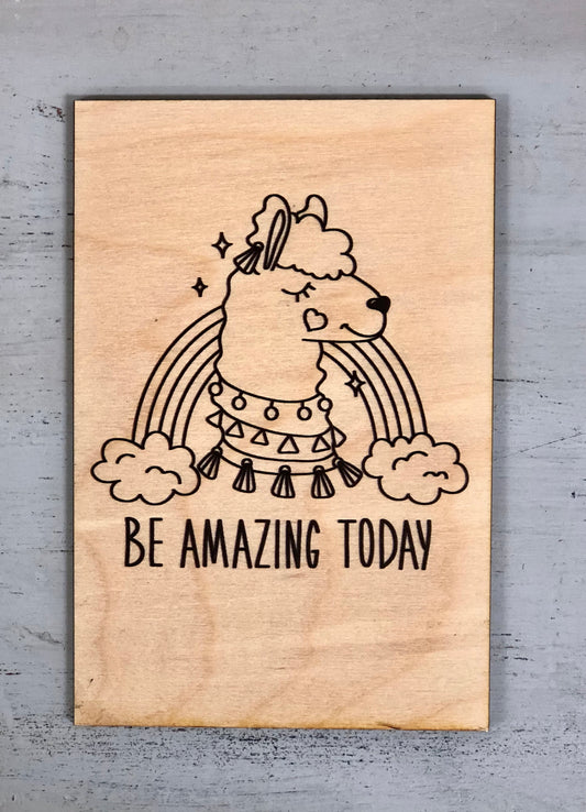 Wooden Card