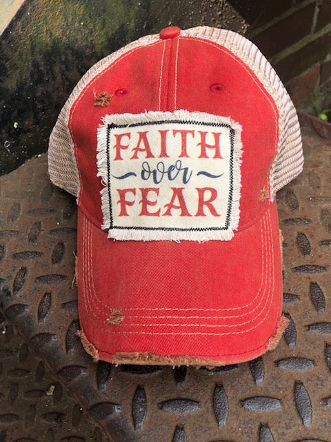 Distressed Patch Hat