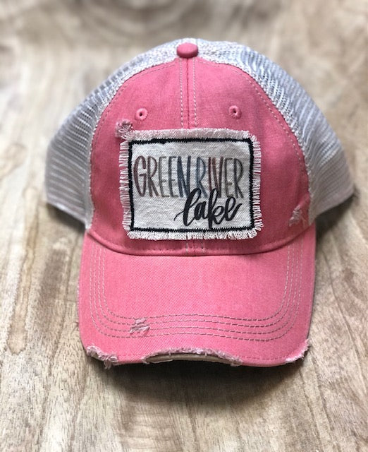 Green River distressed hat