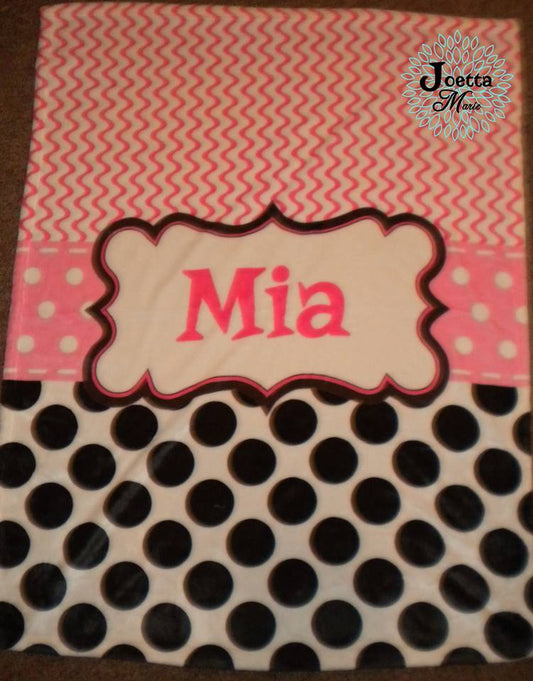 Personalized Velveteen Blanket