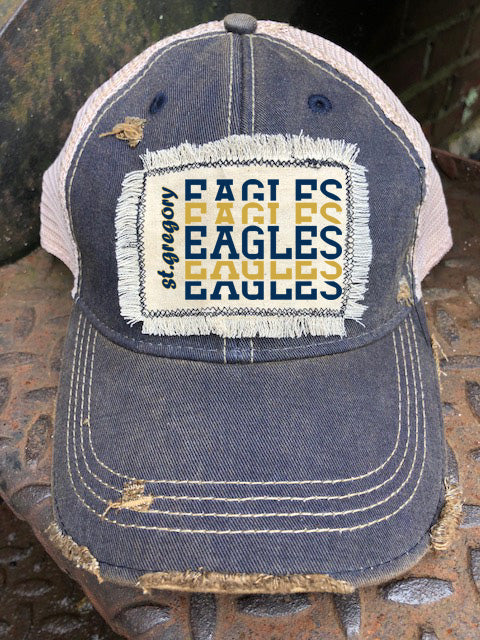 St. Gregory Eagles Distressed Hat