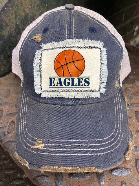 Eagles basketball Distressed Hat