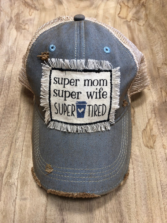 Distressed Patch Hat