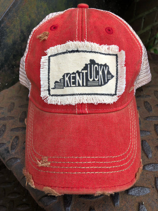 Distressed Patch Hat