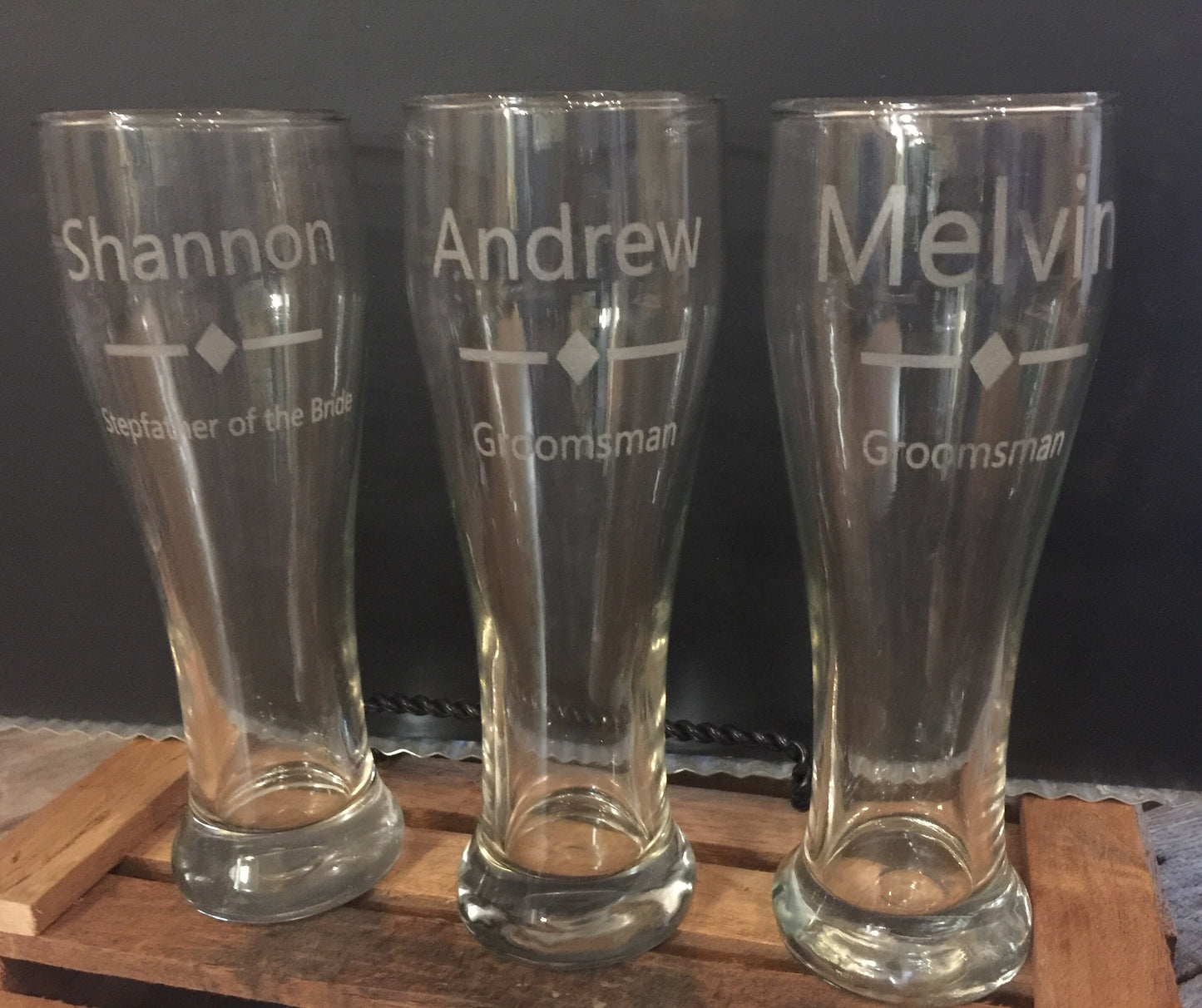 Personalized beer glass