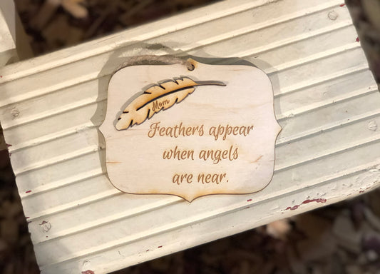 Feathers appear ornament