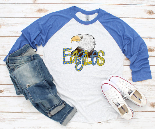 Royal Eagles Mascot Raglan