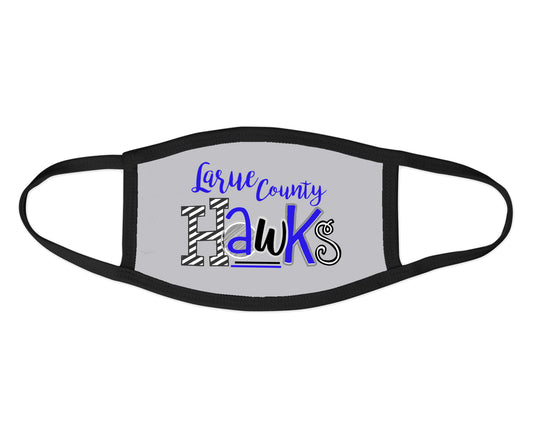 Larue County Hawks Face Mask