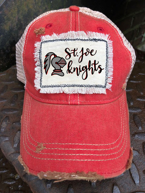 St. Joe Knights 1 Distressed Hat