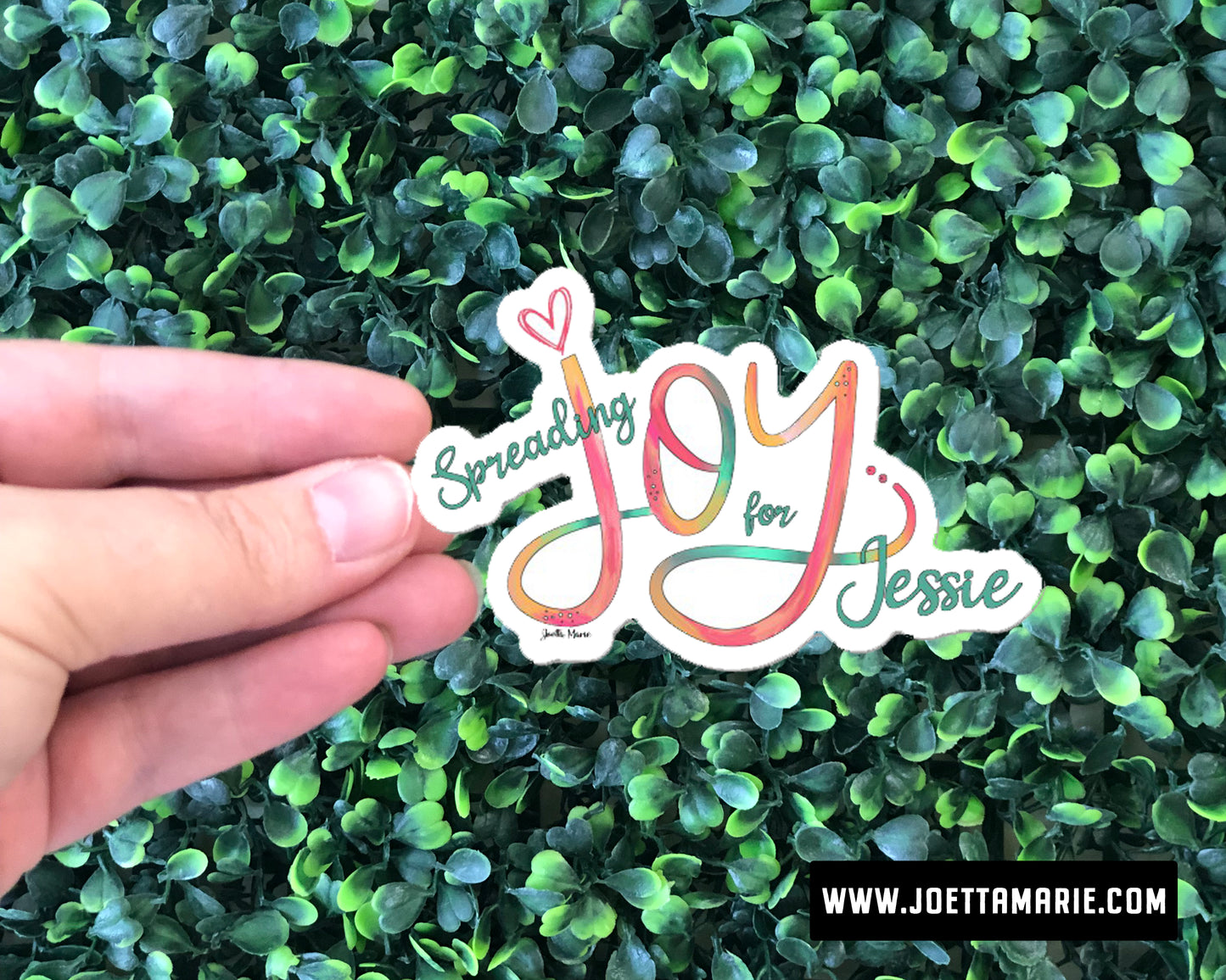 Spreading Joy for Jessie Sticker