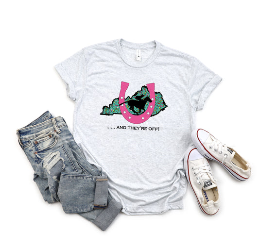 And they're off Derby Tee