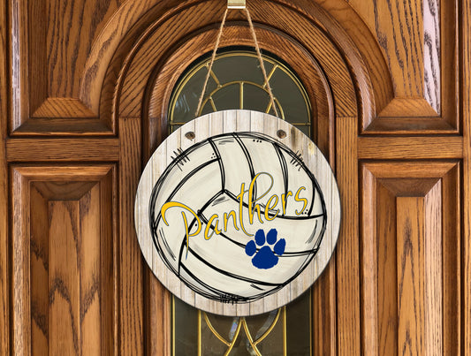 Volleyball Door Hanger