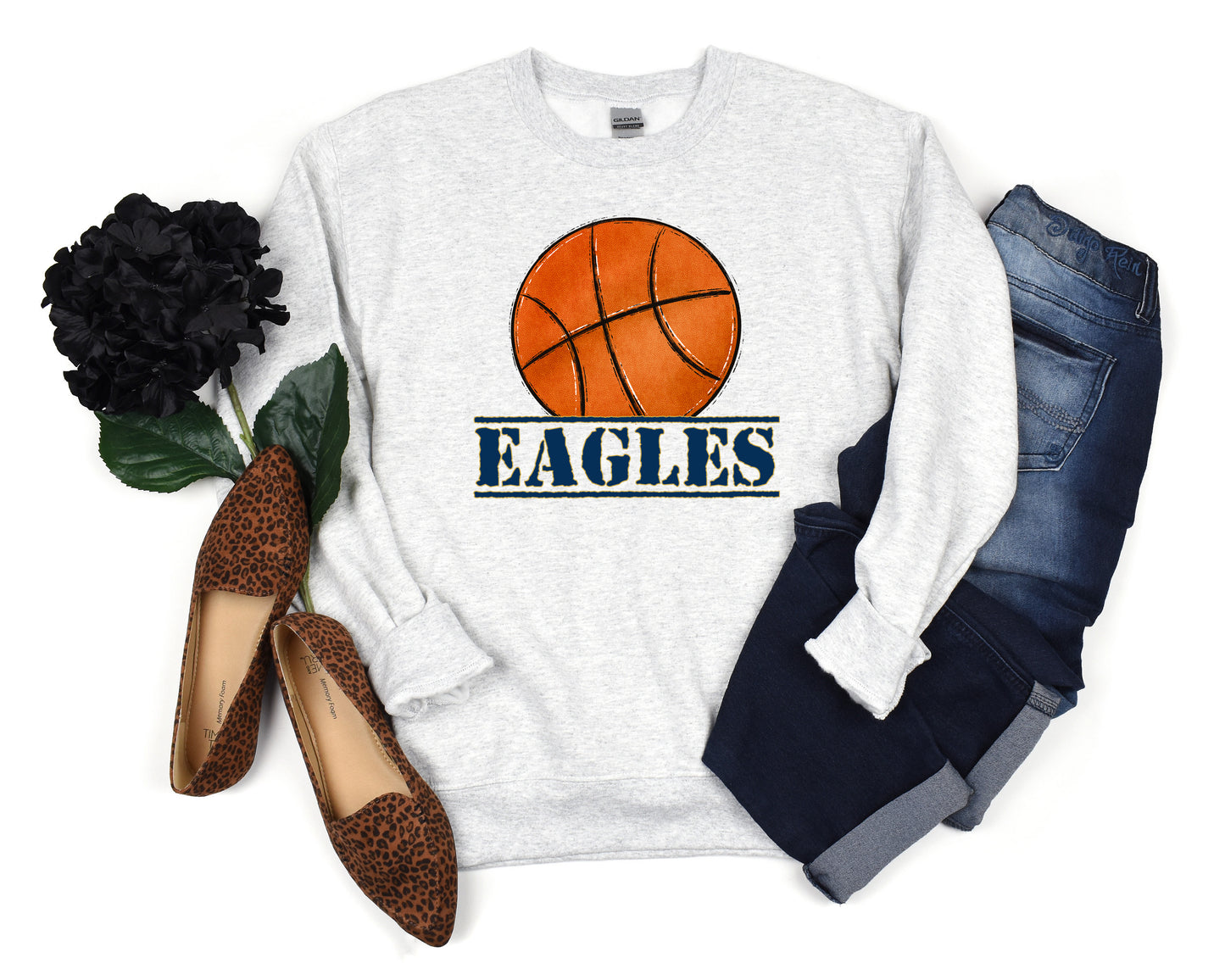 Eagles basketball crewneck sweatshirt
