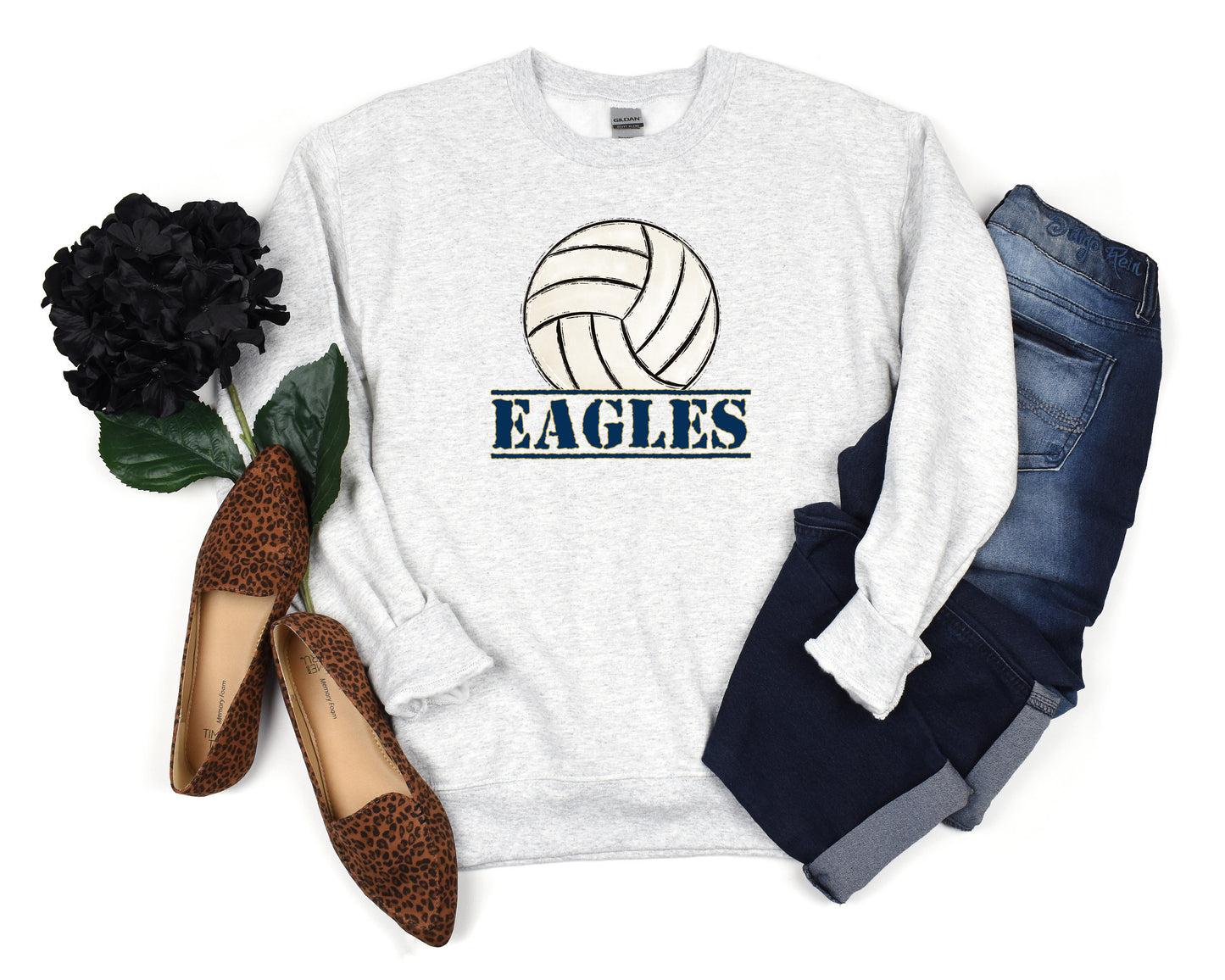 Eagles volleyball crewneck sweatshirt